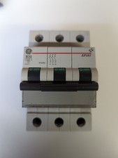 GE 672382 32A 32AMP B TYPE B32 TRIPLE POLE TP 3P MCB FUSE SWITCH EP103