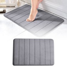 Memory Foam Bath Bathroom Mat Pad Soft Absorbent Bedroom Floor Rug OY