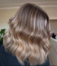 Highlight Brown Blonde Wave 100 Human Hair 13x4 Lace Front Wigs for Party