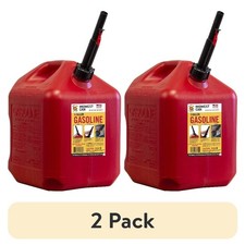 5 Gallon Gas Can Red with Flame Mitigation Device Spill Proof Fuel Container