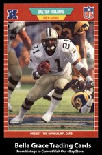 1989 Pro Set Dalton Hilliard #269 New Orleans Saints NFL Football 