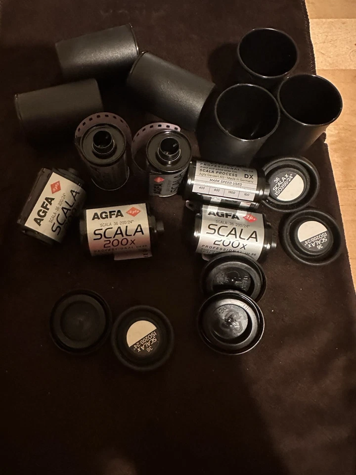 6 Stück Agfa Scala 200X Professional Schwarz Weiß KB Film 36 Bilder ISO200 - Bild 2 von 4