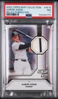 2025 Topps MVP AARON JUDGE Game-Worn Patch /75 PSA 7 POP 1 Yankees