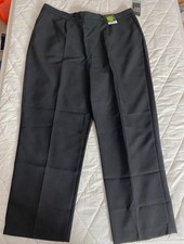 Black Classic Leg Trousers Size 18