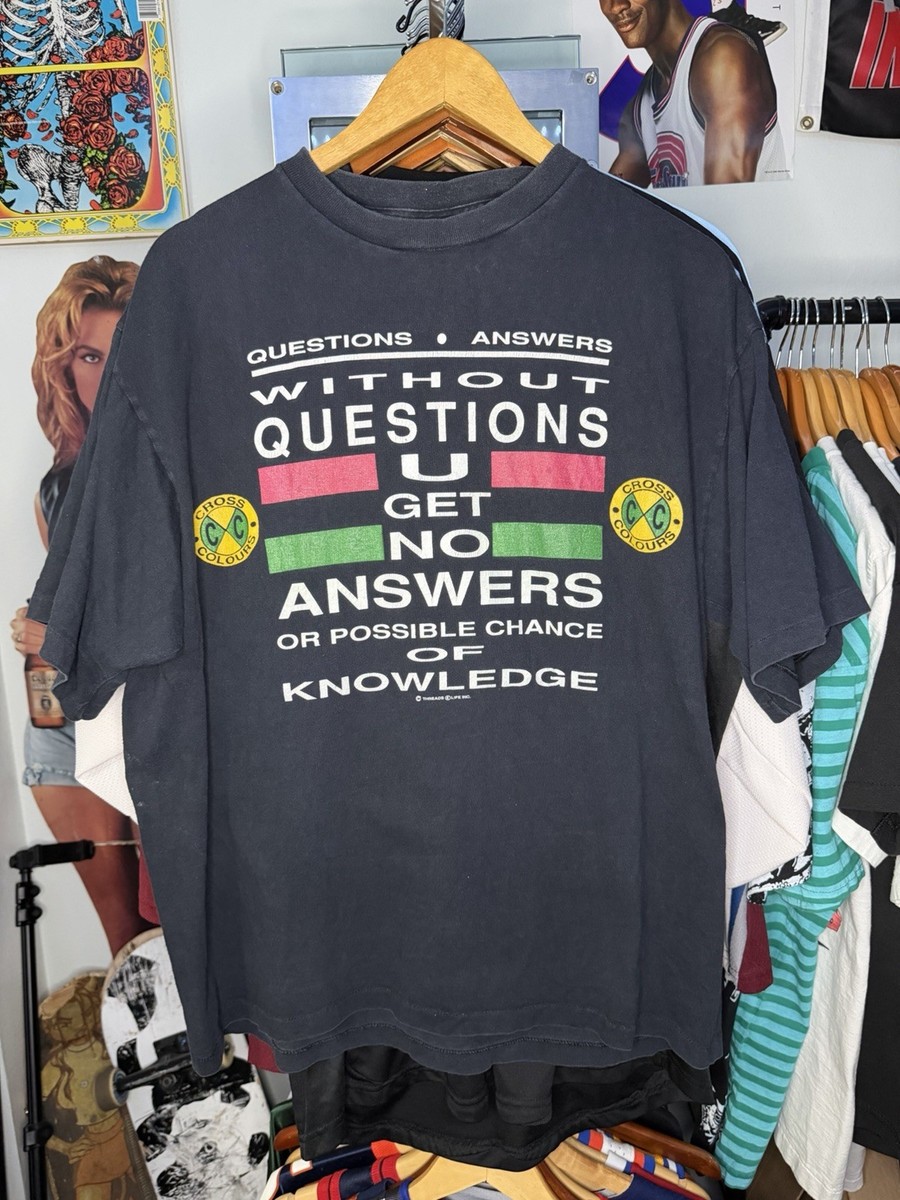 90s フランス　Carrefour　企業　Tシャツ Vintage 90s Kris Kross “without Question U Get Get No Answer” Rap