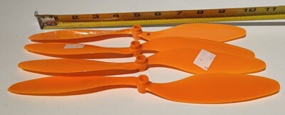 GWS EP-1047 Orange Propellers  Lot Of 4