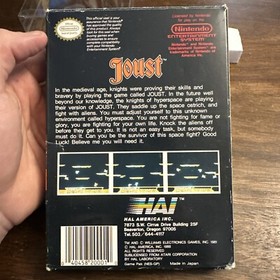 Joust (Nintendo NES) Complete - Tested - Authentic