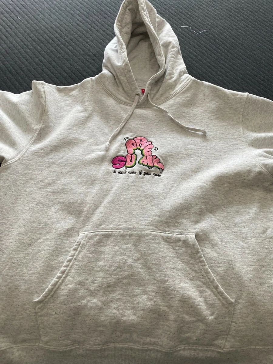 Supreme 'Don't Care' Hooded Sweatshirt Sz L