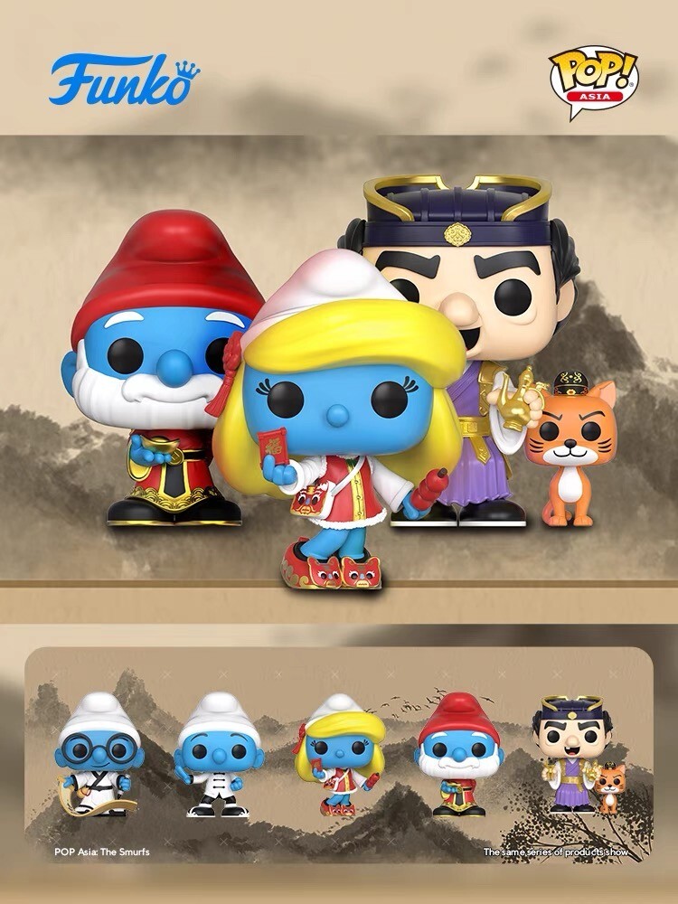 ファンコポップ 『スマーフ』4体セット Funko Pop!Asia The Smurfs Set of Smurfette#207+PAPA Smurf
