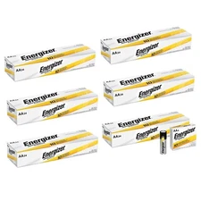 144 Energizer AA Industrial EN91 1.5v Alkaline Batteries LR6 Exp. 12/2034