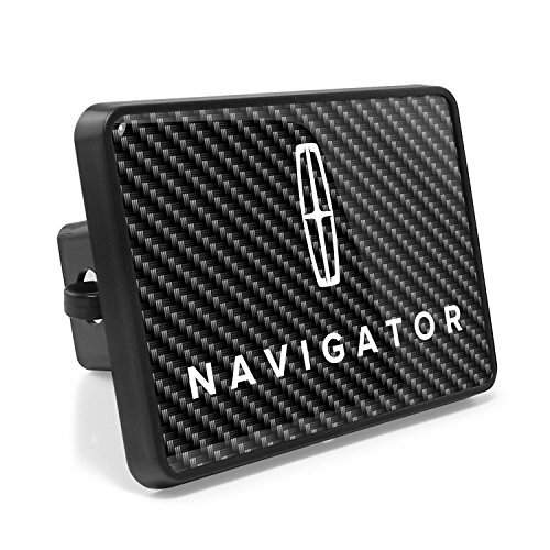 Ford Built Ford Tough Carbon Fiber Look UV Graphic Metal Plate on ABS Plastic 2 inch Tow Hitch Cover, Made in USA - Car Beyond Store
