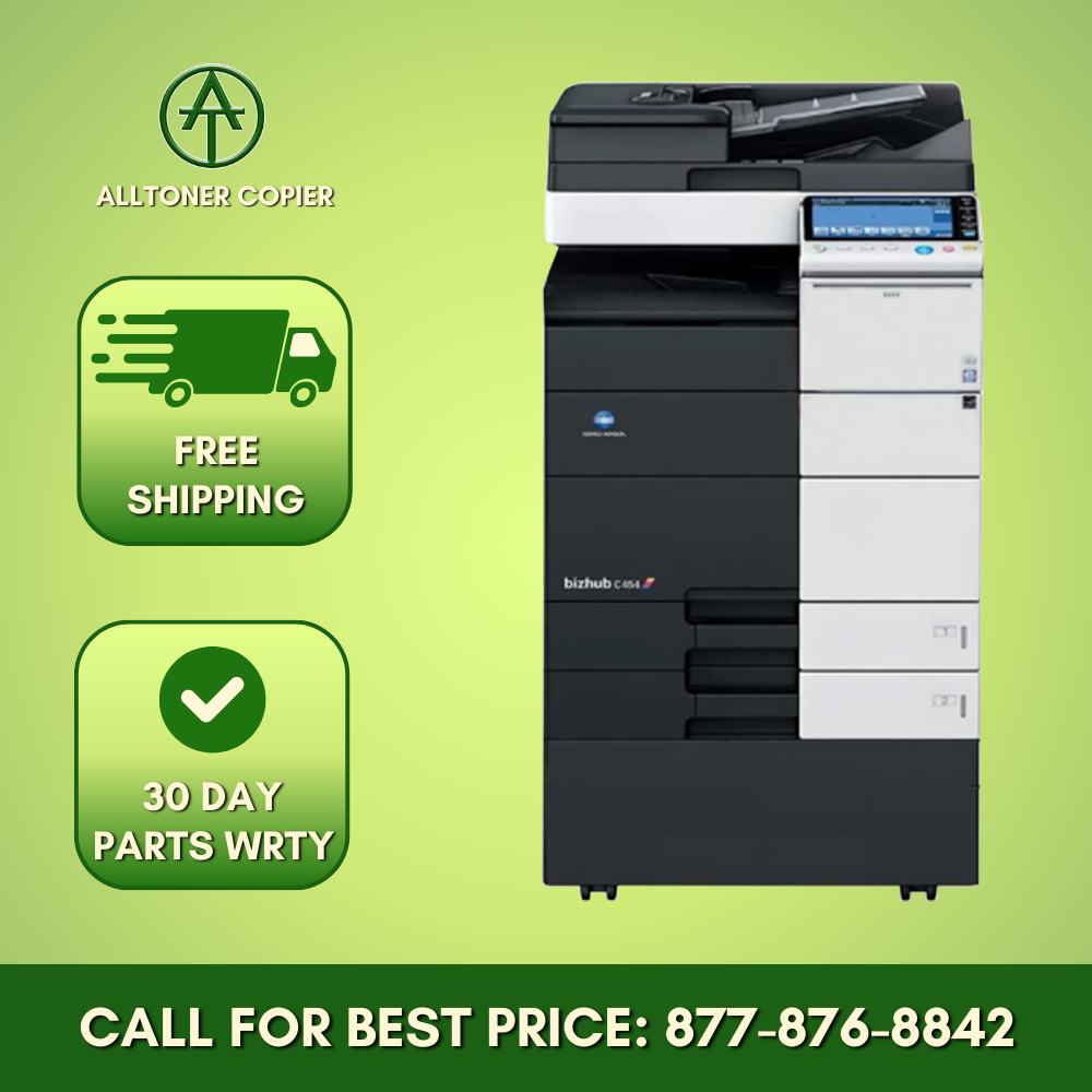 Konica Minolta Bizhub C554e Laser Color Printer Scan Copier Duplex