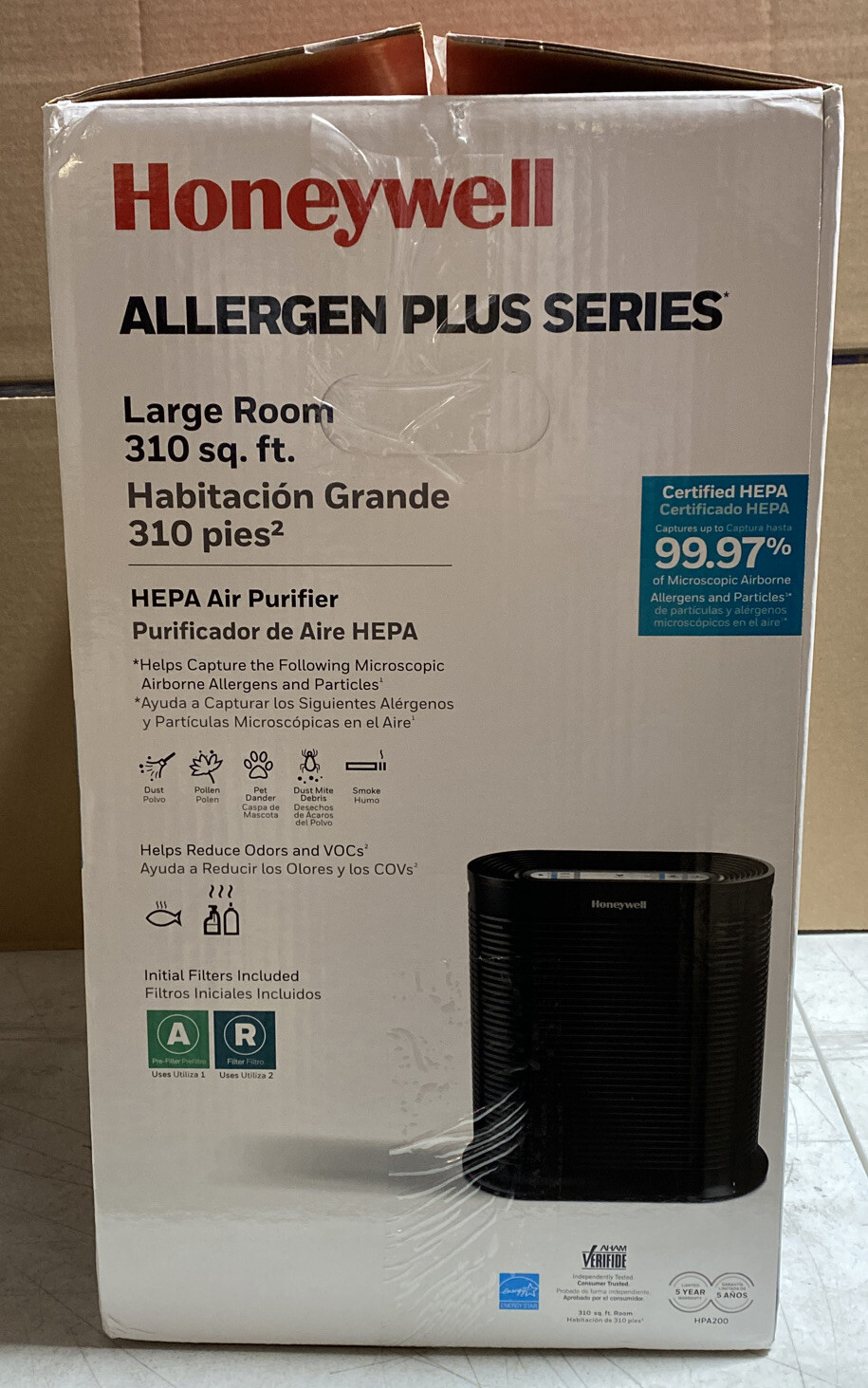 Honeywell HEPA Air Purifier, HPA200 Does not Come with Filters Used