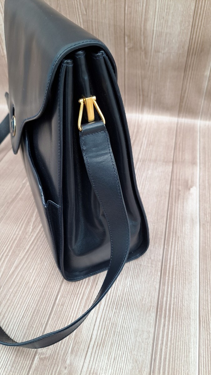 Vintage Gucci Shoulder Bag GG Dark Blue | eBay