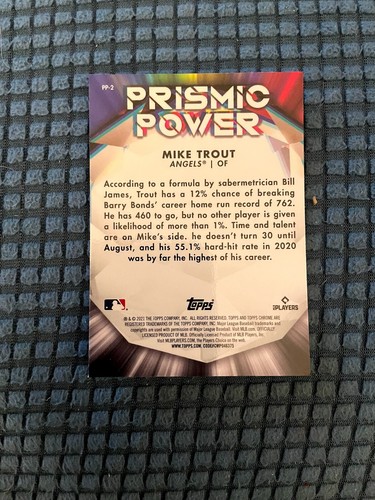 2021 MLB Baseball Cards - Mike Trout - Multiple Variations Topps, Bowman etc New - Picture 18 of 24