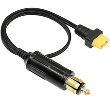 DIN Hella Cigarette Lighter Car European To XT60 Female Adapter Cable 18AWG 12V