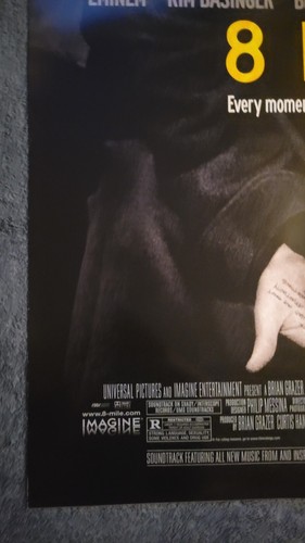 8 Mile Eminem 27x40 DS Original Movie Poster Double sided MINT - Picture 5 of 7