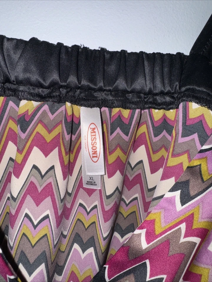 Camisola MISSONI x TARGET XL púrpura negra ZigZag Chevron Foto 4 de 4
