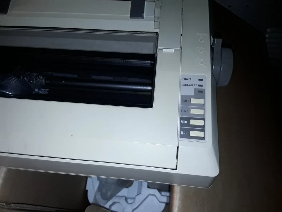 Nec Pinwriter Dot Matrix Printer In Original Box With All Books Cabes Ect - Image 2 of 4