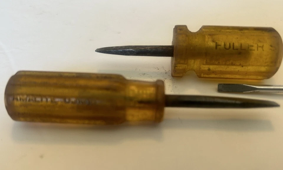 Destornilladores ranurados rechonchos de colección hechos en EE. UU. Amalite Fuller otros Foto 2 de 4