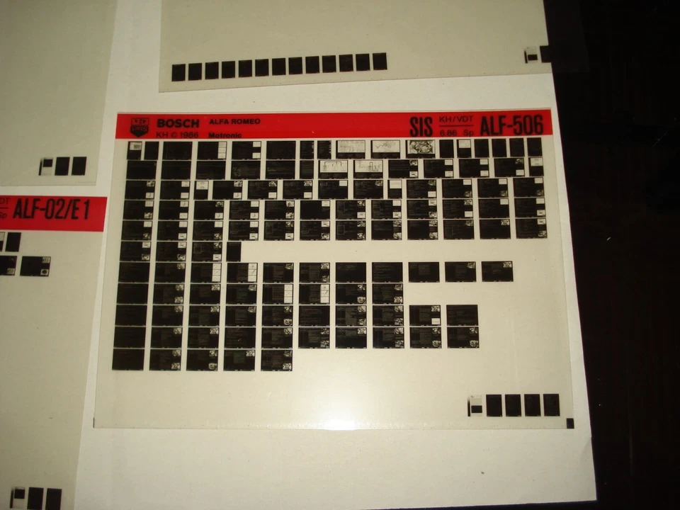 BOSCH microfichas ALFA ROMEO - Instrucciones Servicio Postventa años 1981-1986 - Imagen 3 de 4