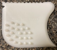 Vintage Tupperware Cake Decorating Scraper Seal Cleaner 5 White-clear