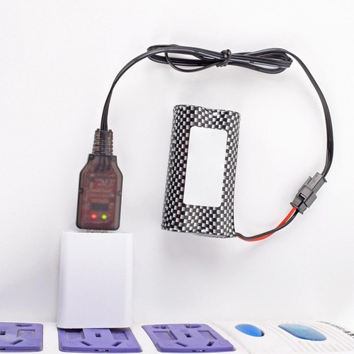 Battery USB Charger 7.4V 3 Pin 500MA For RC Car Remote Control Toys Truck - Picture 9 of 9