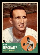 1963 Topps Baseball #152 Ron Nischwitz EX *d2