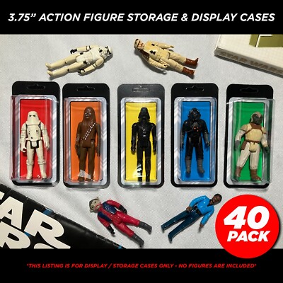 Star Wars - 3,75'' Actionfigur Blister Koffer für Aufbewahrung & Display - 40 Stück
