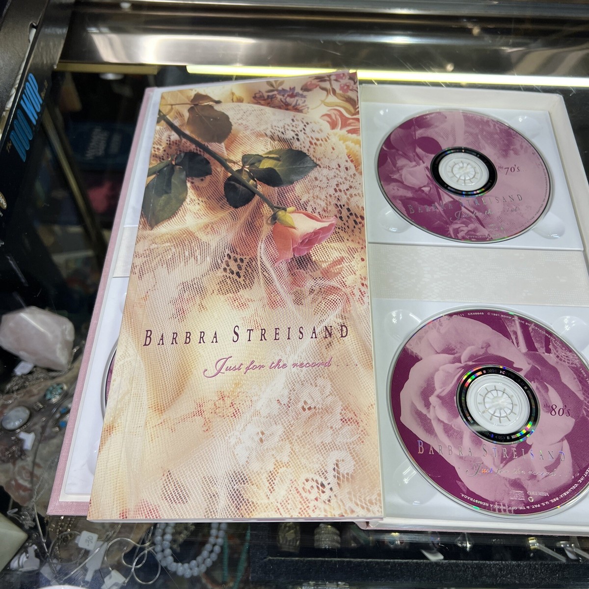 BARBRA STREISAND: JUST FOR THE RECORD: 4-CD Box Set w/ Booklet VG
