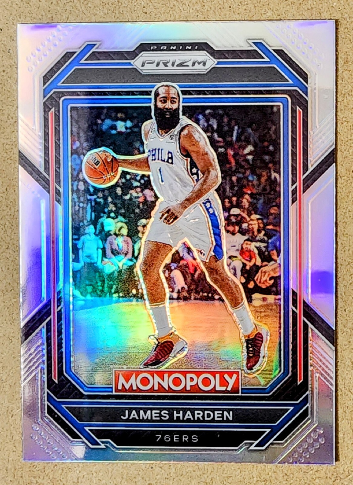 2022-23 Panini Prizm Monopoly James Harden Silver Philadelphia 76ers #68