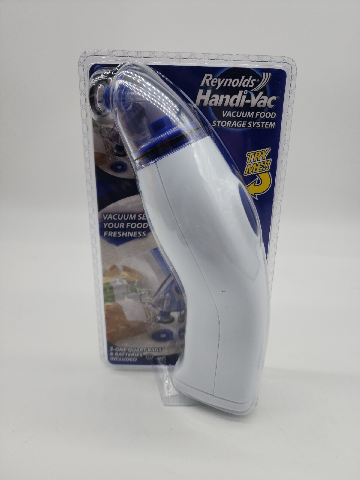 Reynolds HandiVac Vacuum Sealer Starter Kit w/ Batteries & Freezer Bag 10900005906 eBay