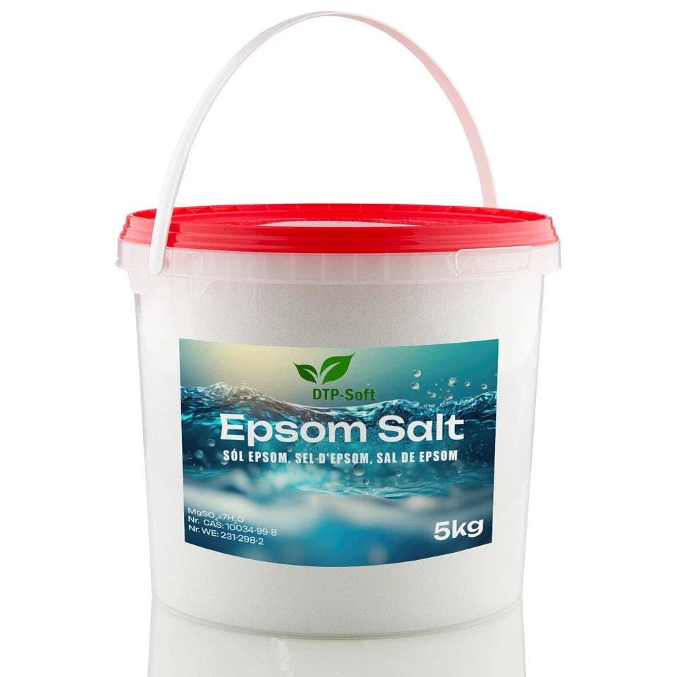 5kg Epsom Salz Bittersalz Magnesiumsulfat Lebensmittelqualit TOP 5 kg Eimer - Bild 3 von 4