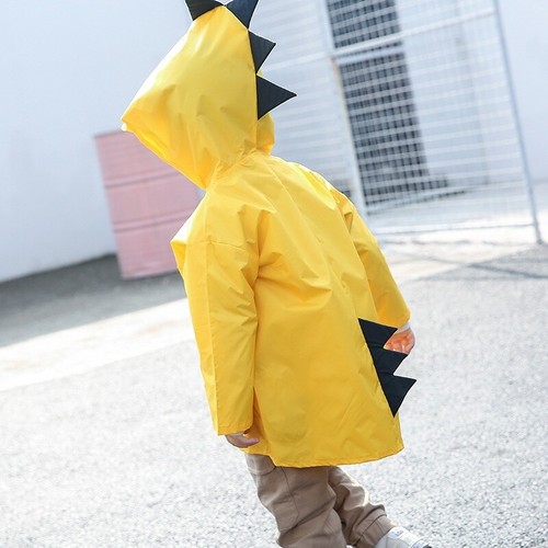 Children Kids RainCoat Dinosaur 