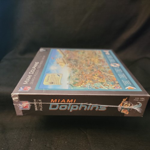 NFL Miami Dolphins Football Team Retro Jigsaw Puzzle 500 Pieces 24' X 18" - Picture 9 of 12