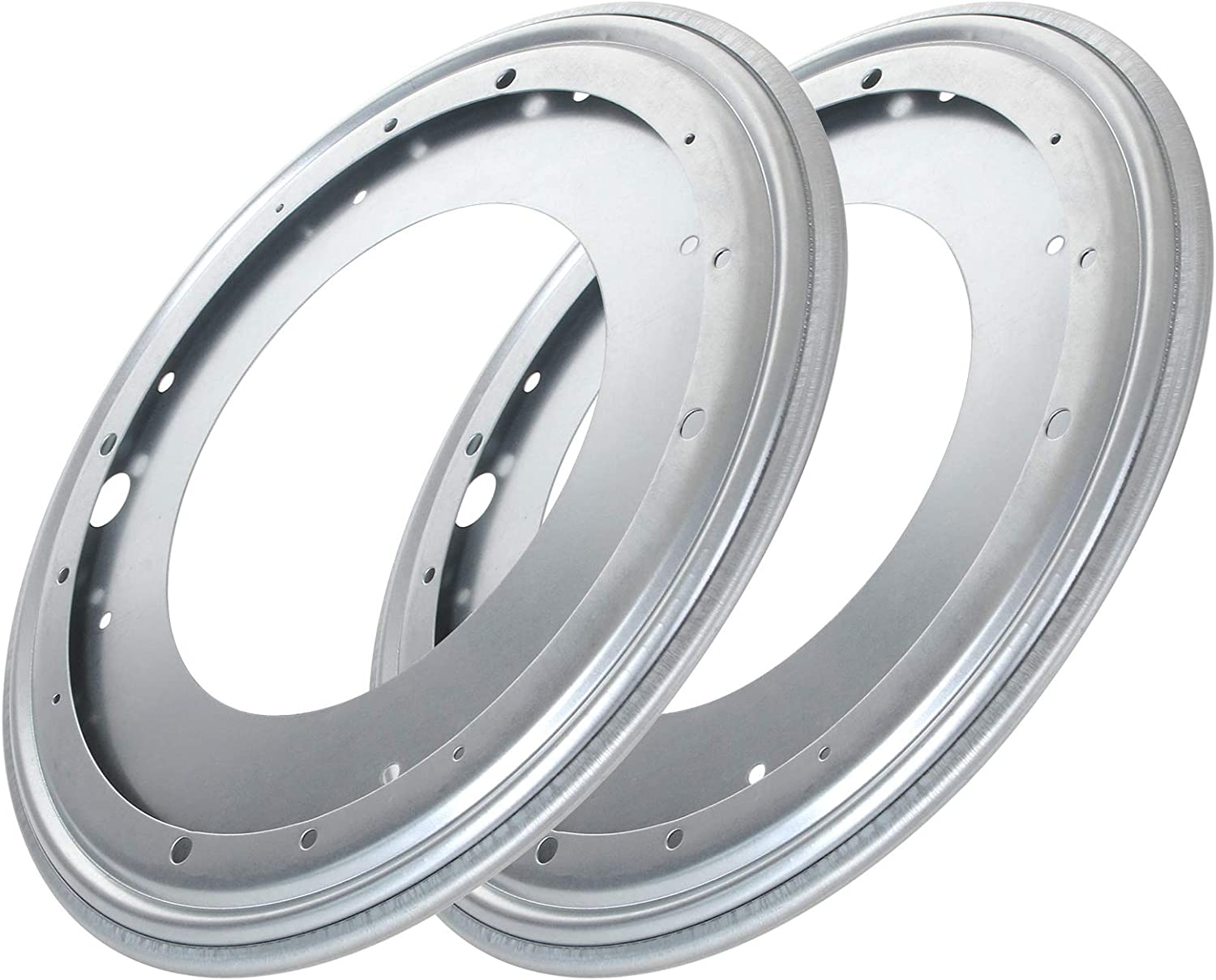2 Pack 12 Inch Round Flat Lazy Susan Turntable Bearings