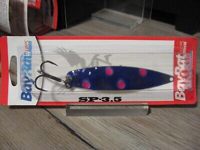 Bay Rat Lures SP 3.5 Spoon Color Blueberry Muffin Size 3 5/8 in