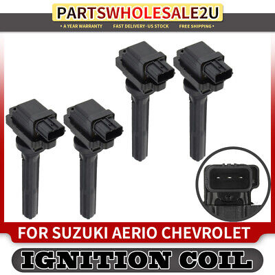 6 Ignition Coils for Suzuki Grand Vitara 99-02 2003 2004 XL-7 Tracker 2.5L 2.7L