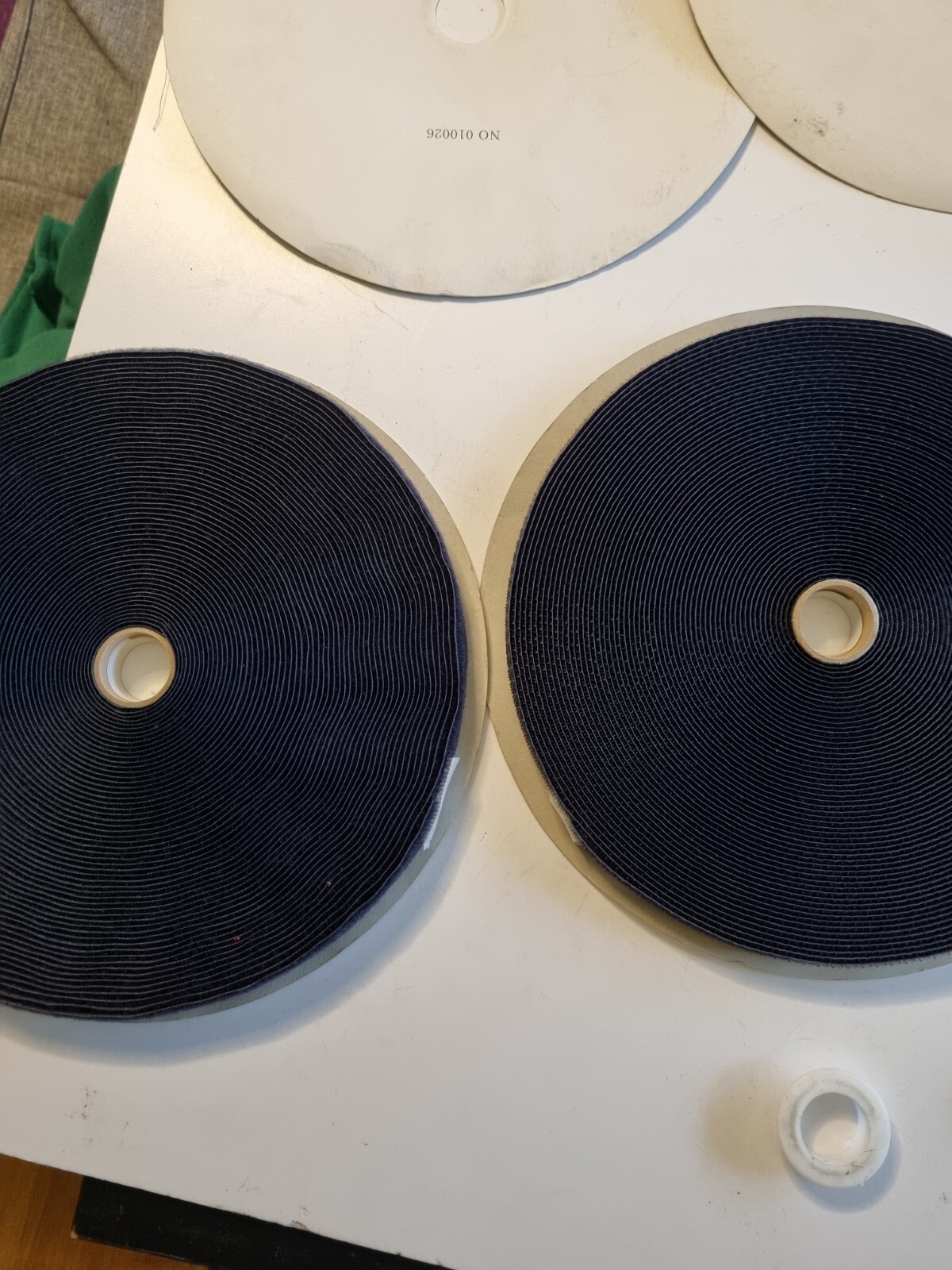 Arlent 5m Klettband Haken & Loop 50mm Breite - Nylon Zum Aufnähen, Ohne Kleber, Schwarz