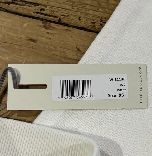Mododoc Women’s Size XS Ivory Joggers NWT - Picture 8 of 8