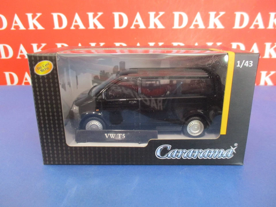 Die cast 1/43 Modellino Furgone Volkswagen T5 Minibus 2010 by Cararama - Immagine 4 di 4