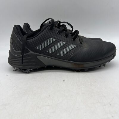 Adidas ZG21 FW5544 Mens Black Round Toe Lace Up Low Top Golf