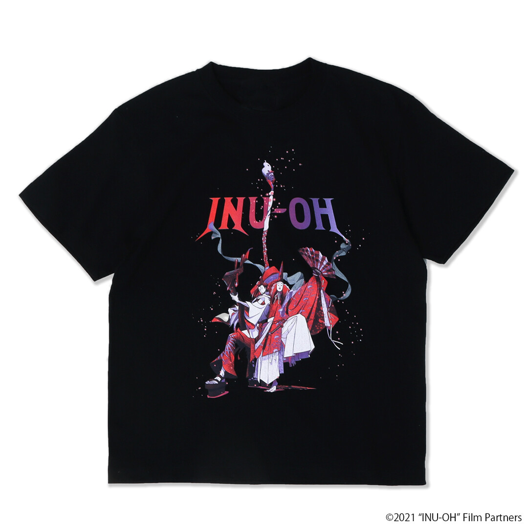 INU-OH T-shirt Masaaki Yuasa Science Saru Black Cotton Japan
