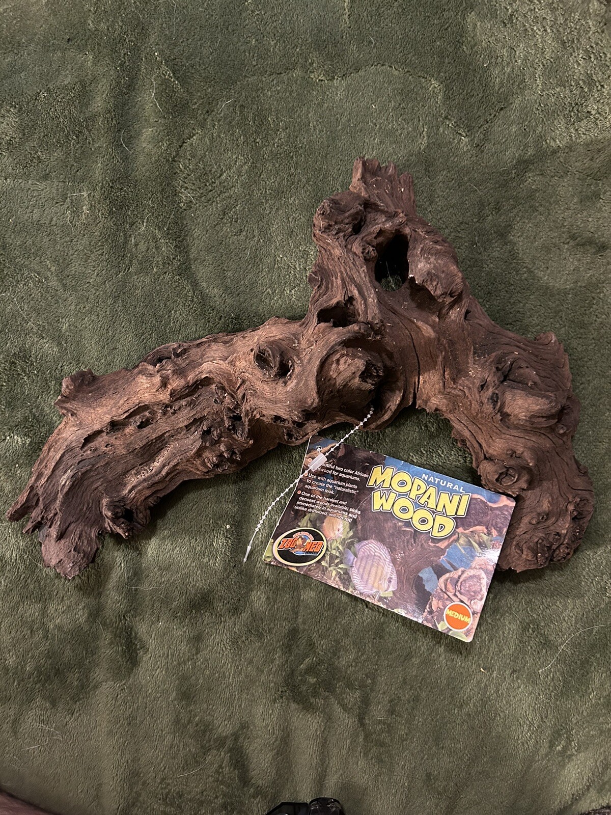 ZOO MED MOPANI WOOD Large, heavy, unique piece! eBay