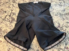 Vintage Women's XL Pearl Izumi Technical Wear Cycling Shorts Black Nylon/Spandex