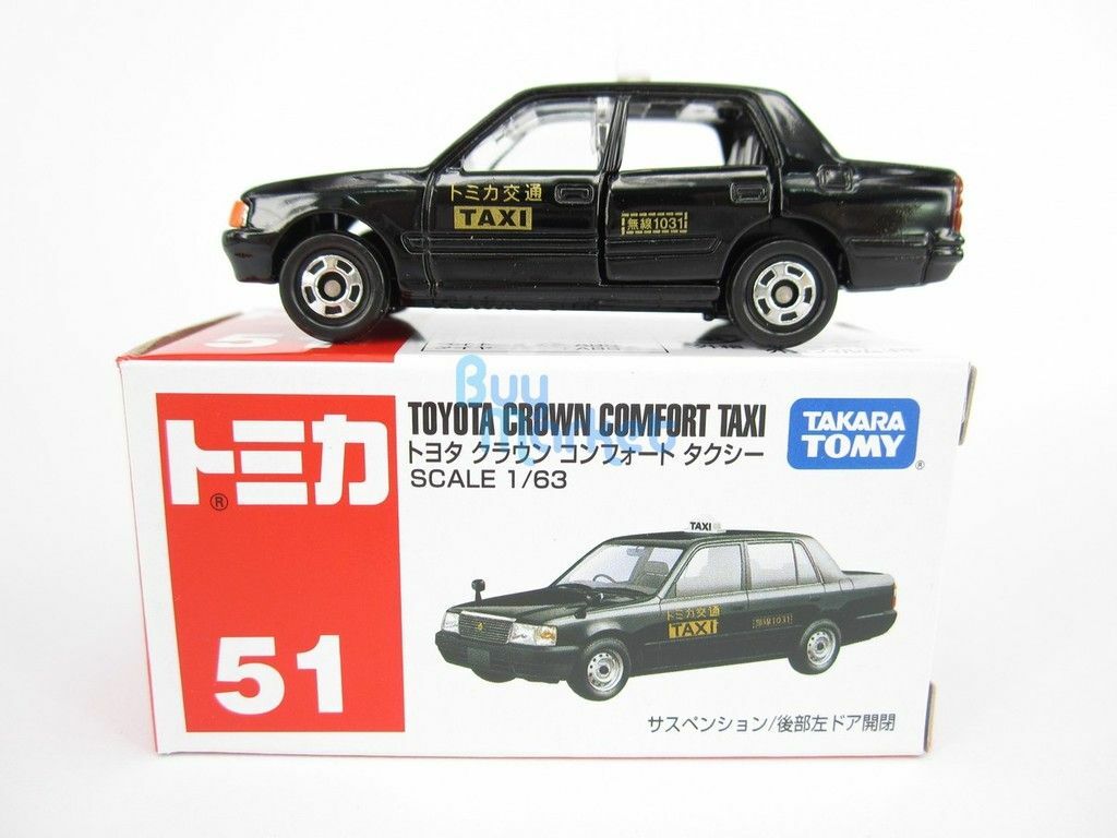 Takara Tomy Tomica #51 Toyota Crown Comfort Japan Taxi Sca