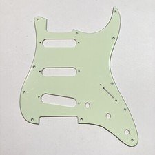 GaryG's Mint Green 3 Ply Standard 11 Hole Stratocaster Pickguard Made In USA