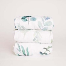 Leafy Changing Pad Cover Set - Cotton Baby Bedding Sheet Boy/Girl Nursery