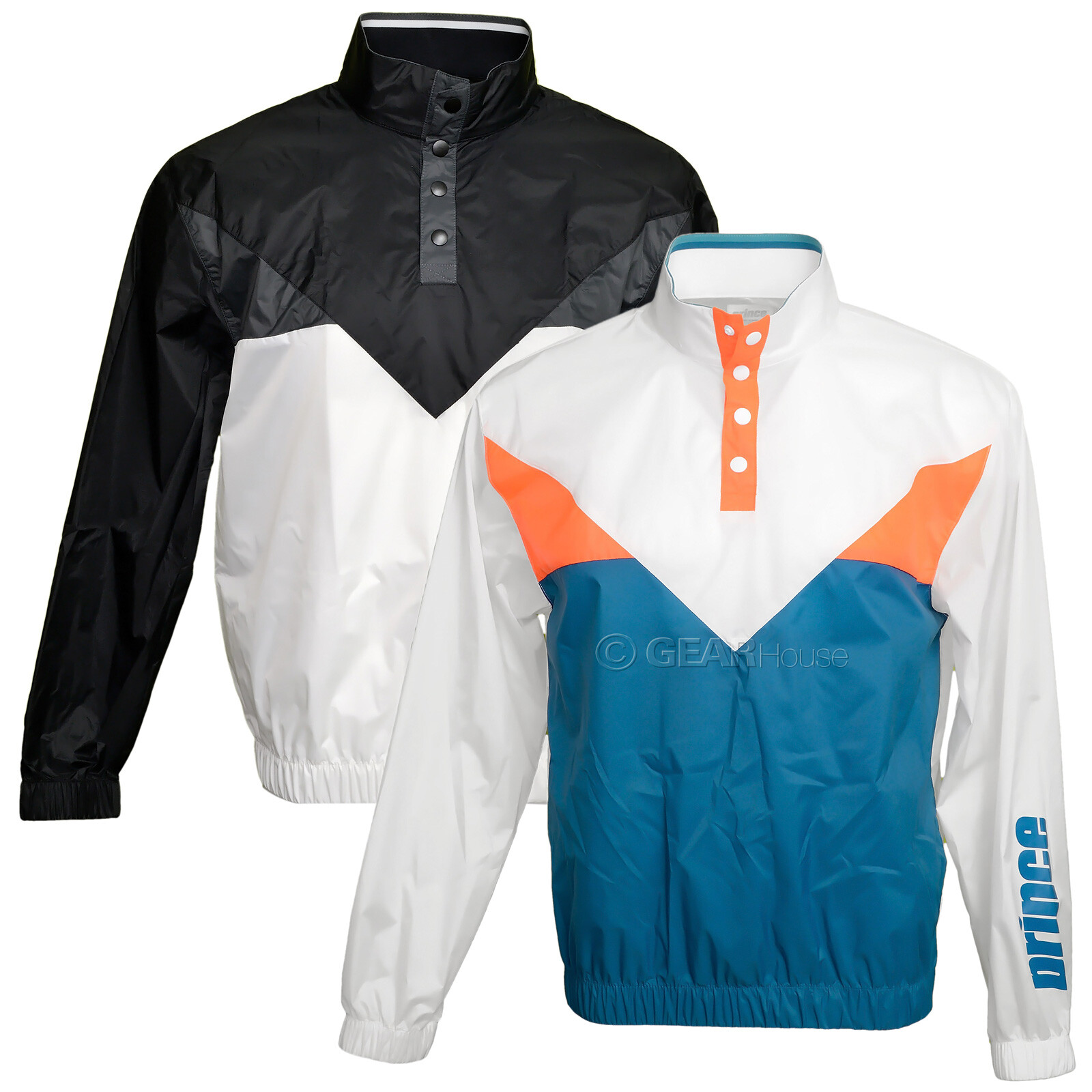 PRINCE Mens Tennis Windbreaker Jacket 