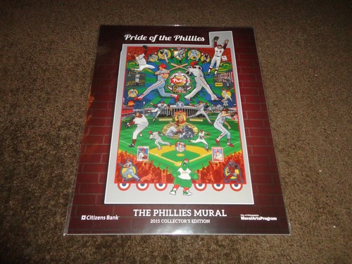 PRIDE OF THE PHILLIES PRINT GALVIS-HOWARD-MUREL PICK A YEAR:2014-2015-2016-2017 - Picture 10 of 12